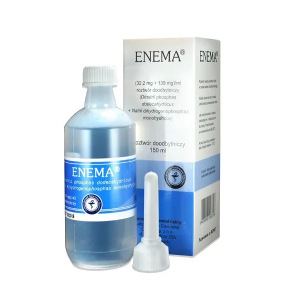 Enema (32,3 mg + 139 mg)/ml, płyn doodbytniczy, 150 ml