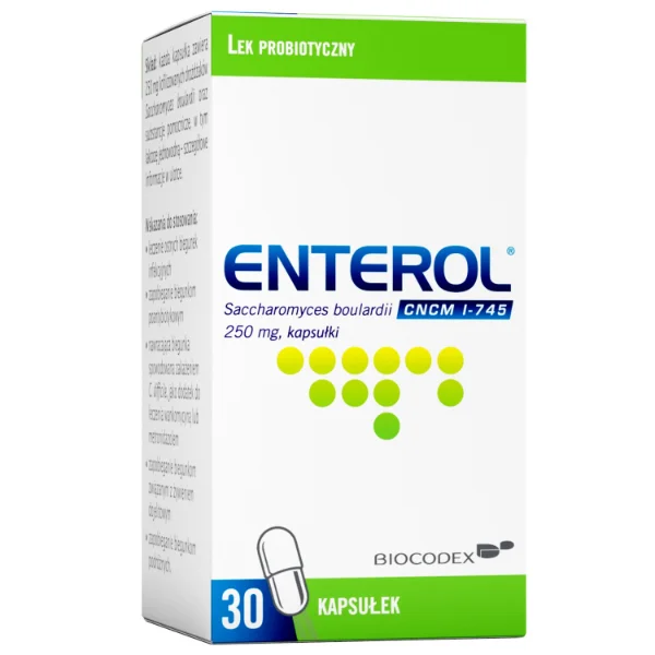 Enterol, 250 mg, 30 kapsułek