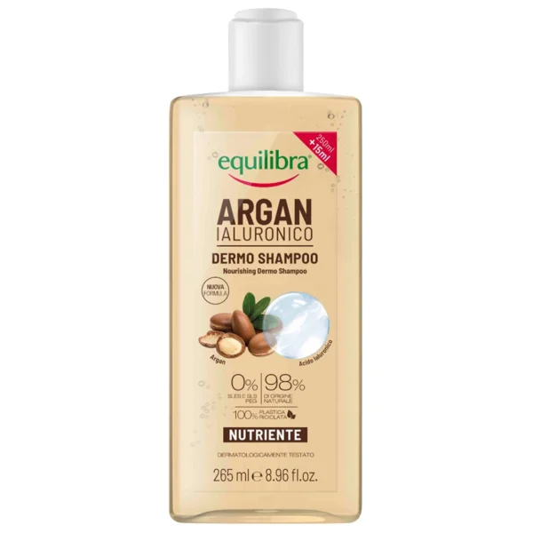 Equilibra Argan, szampon ochronny, arganowy, 265 ml