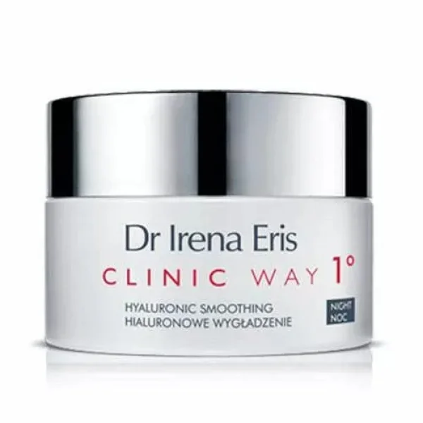 Dr Irena Eris Clinic Way 1 krem 30+, hialuronowe wygładzenie SPF 15 na noc, 50 ml