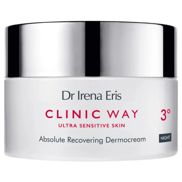 Dr Irena Eris Clinic Way 3°, dermokrem kompleksowo odbudowujący, na noc, 50 ml