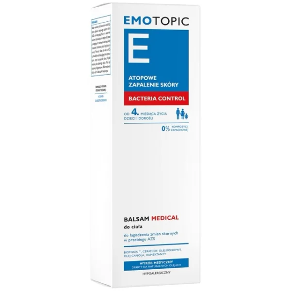 Pharmaceris E Emotopic Bacteria Control, balsam medical do ciała od 4 miesiąca życia, 200 ml