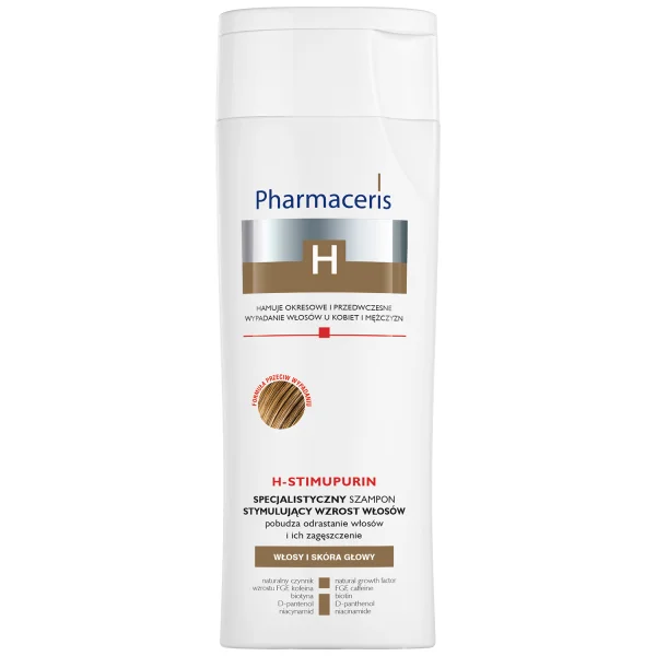 Pharmaceris H Stimupurin, specjalistyczny szampon stymulujący wzrost włosów, 250 ml