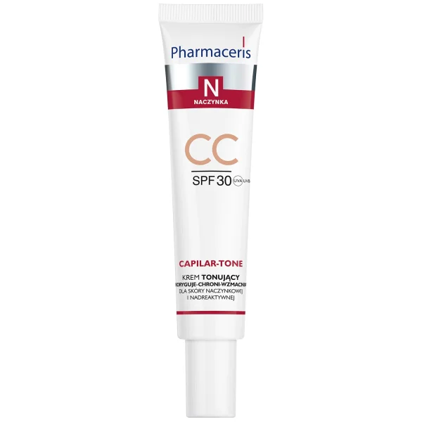 Pharmaceris N Capilar-Tone CC, krem tonujący, skóra naczynkowa i nadreaktywna, SPF 30, 40 ml