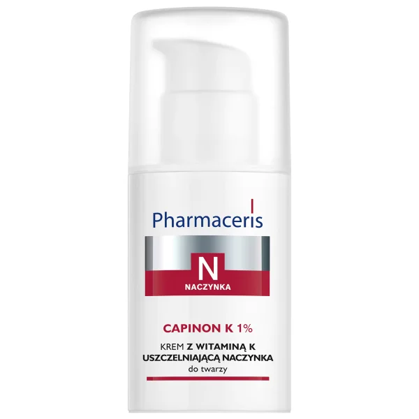 Pharmaceris N Capinon K 1%, krem z witaminą K uszczelniającą naczynka, 30 ml
