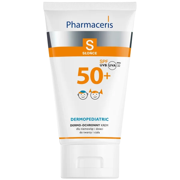 Pharmaceris S, krem ochronny na słońce do twarzy i ciała, powyżej 6 miesiąca, SPF50+, 125 ml