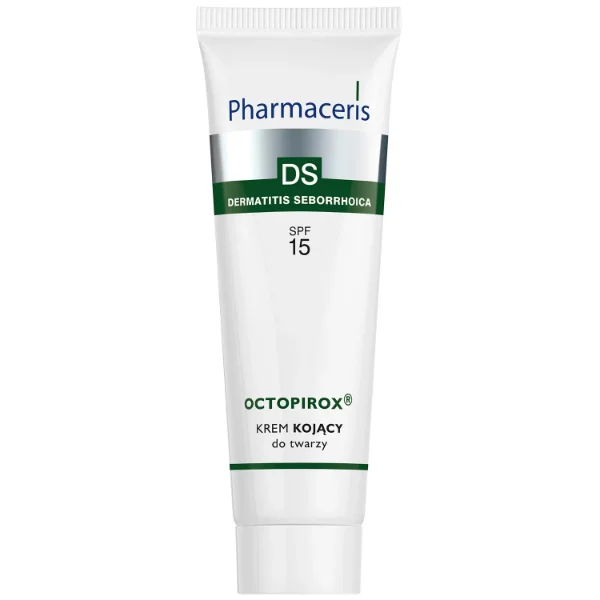 Pharmaceris DS Octopirox, krem kojący do twarzy, SPF15, 30 ml