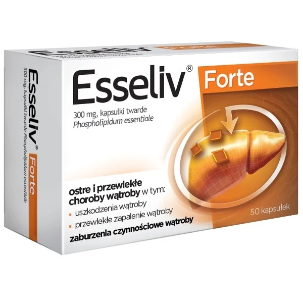 Esseliv Forte 300 mg, 50 kapsułek twardych