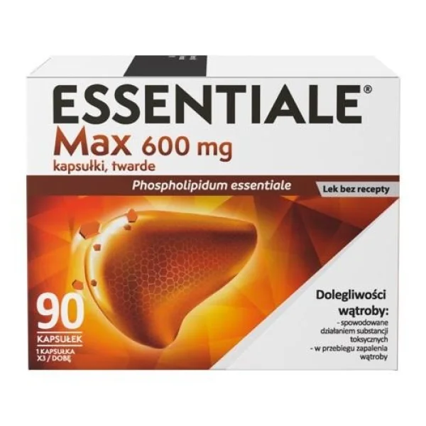 Essentiale Max 600 mg, 90 kapsułek