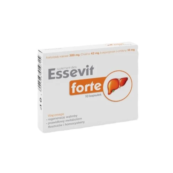 Essevit forte 300 mg, 10 kapsułek