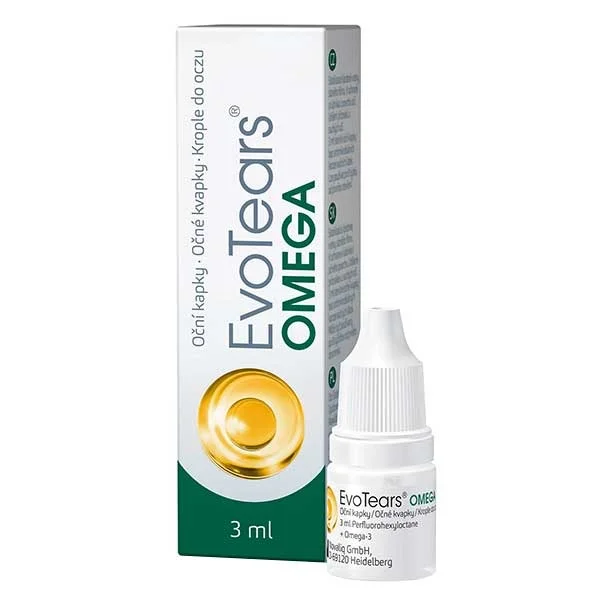 EvoTears Omega, krople do oczu, 3 ml
