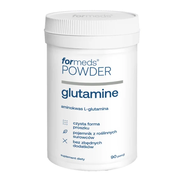 ForMeds POWDER Glutamine, aminokwas L-glutamina, 90 porcji