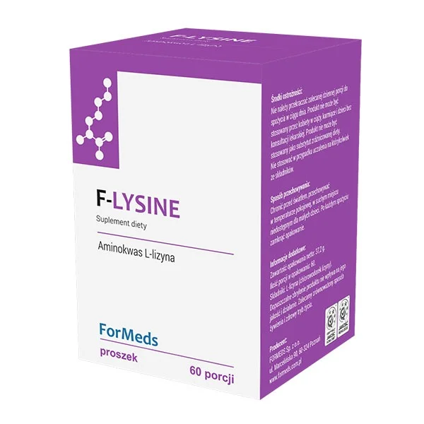 ForMeds F-Lysine, prawidłowa praca mięśni, 60 porcji