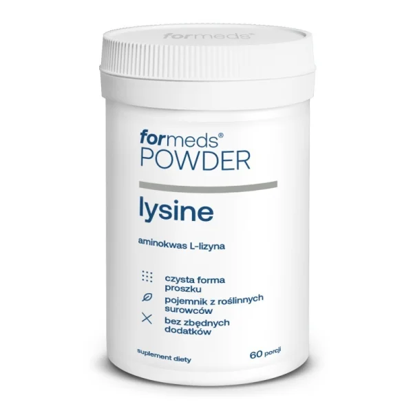 ForMeds F-Lysine, prawidłowa praca mięśni, 60 porcji