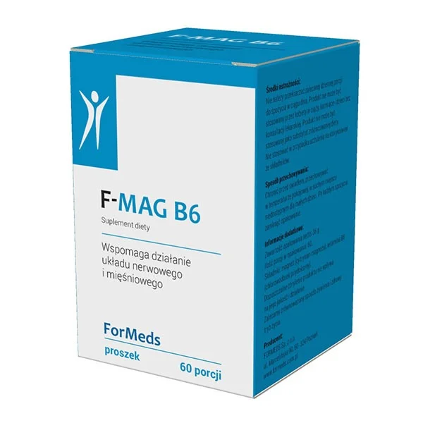 ForMeds F-Mag B6, dla wsparcia układu nerwowego, 60 porcji