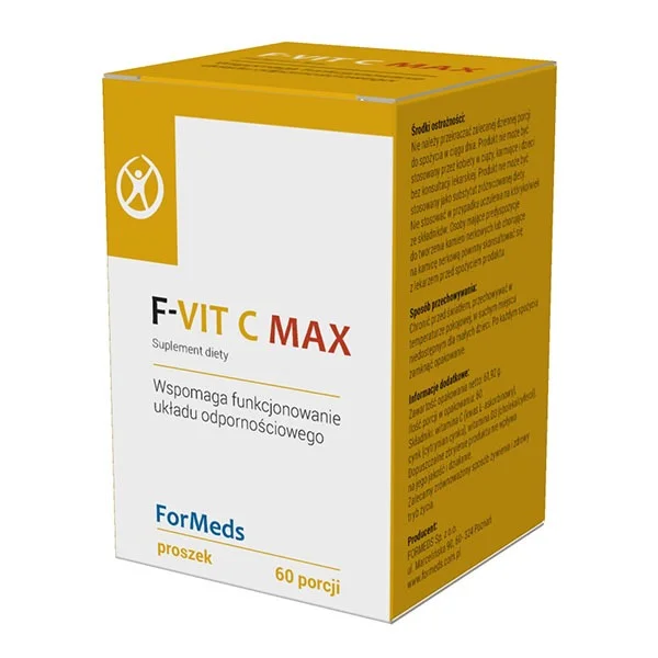 ForMeds F-Vit C MAX, wspomaga funkcjonowanie układu odpornościowego, 60 porcji