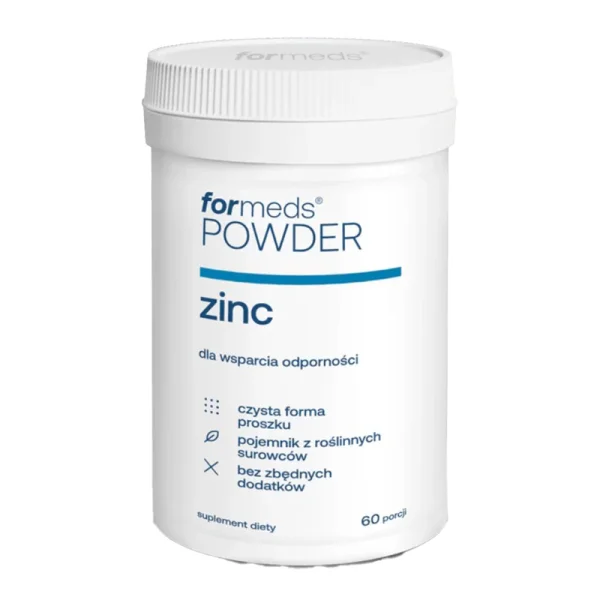 ForMeds Powder Zinc, dla wsparcia odporności, 60 porcji