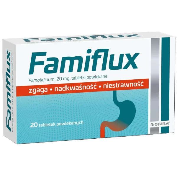 Famiflux 20 mg, 20 tabletek