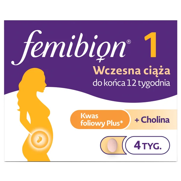 Femibion 1 Wczesna ciąża, 28 tabletek