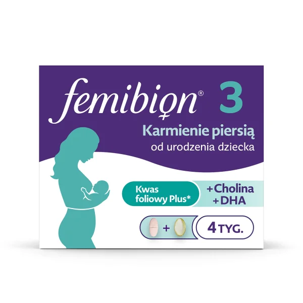 Femibion 3 Karmienie piersią, 28 tabletek + 28 kapsułek