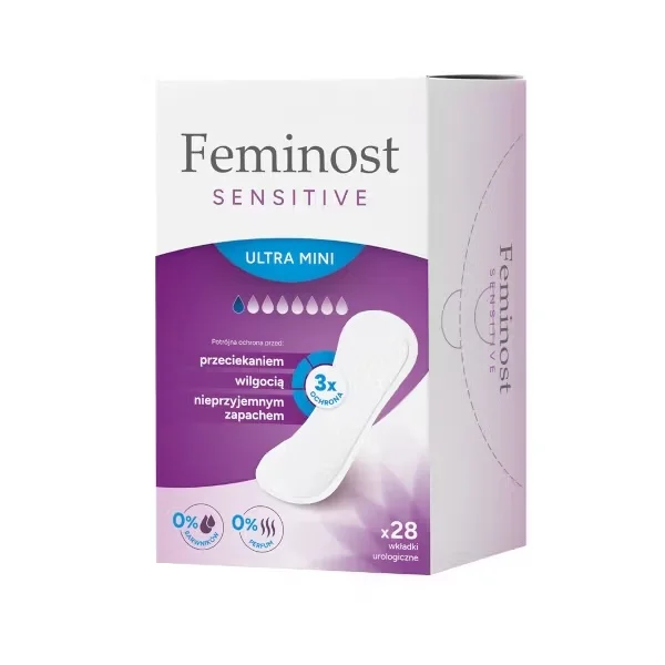 Feminost Sensitive Ultra Mini, wkładki, 28 sztuk
