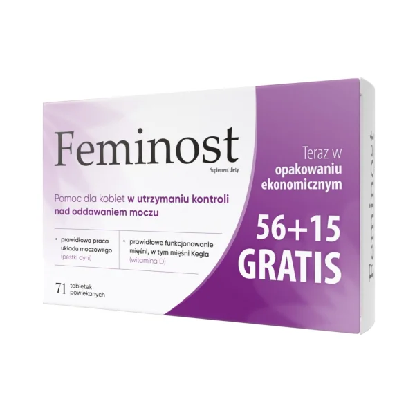 Feminost, 56 tabletek powlekanych + 15 tabletek gratis