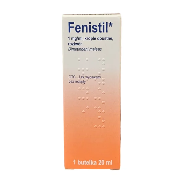 Fenistil 1 mg/ml, krople doustne, 20 ml (import równoległy)