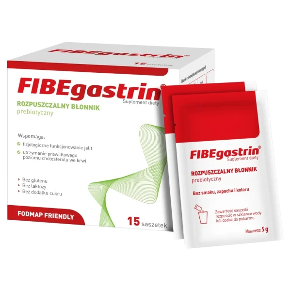 FIBEgastrin, 5 g x 15 saszetek