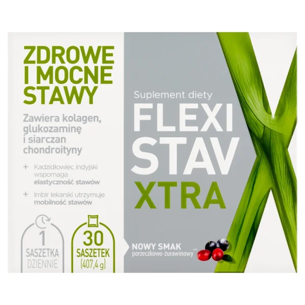 FlexiStav Xtra, smak porzeczkowo-żurawinowy, 30 saszetek