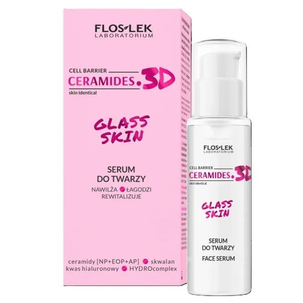 Floslek Laboratorium Ceramides 3D Glass Skin, serum do twarzy, 30 ml