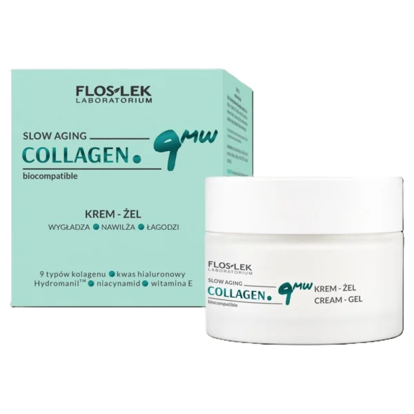 Floslek Laboratorium Collagen. 9MW, krem-żel do twarzy, 50 ml