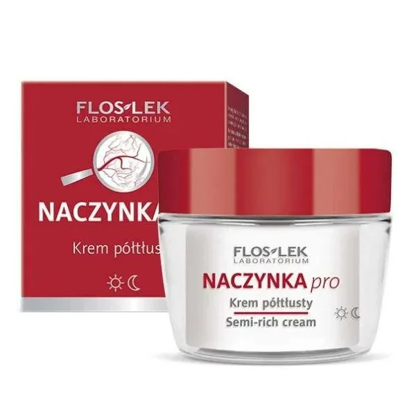 Flos-Lek Naczynka Pro, Krem półtłusty, 50 ml