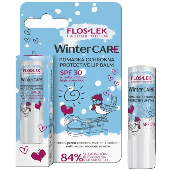 Floslek Winter Care, pomadka ochronna do ust, SPF 30, 4 g