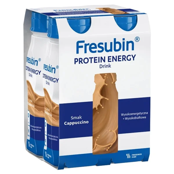 Fresubin Protein Energy Drink, preparat odżywczy, smak cappuccino, 4 x 200 ml