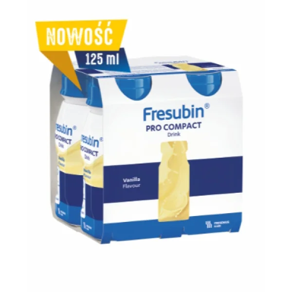 Fresubin Pro Compact Drink, smak wanilia , 4 x 125 ml