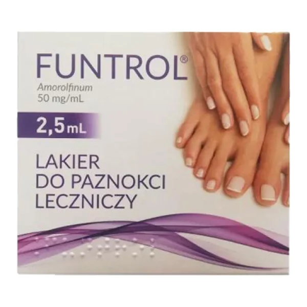 Funtrol 50 mg/ml, lakier do paznokci leczniczy, 5 ml