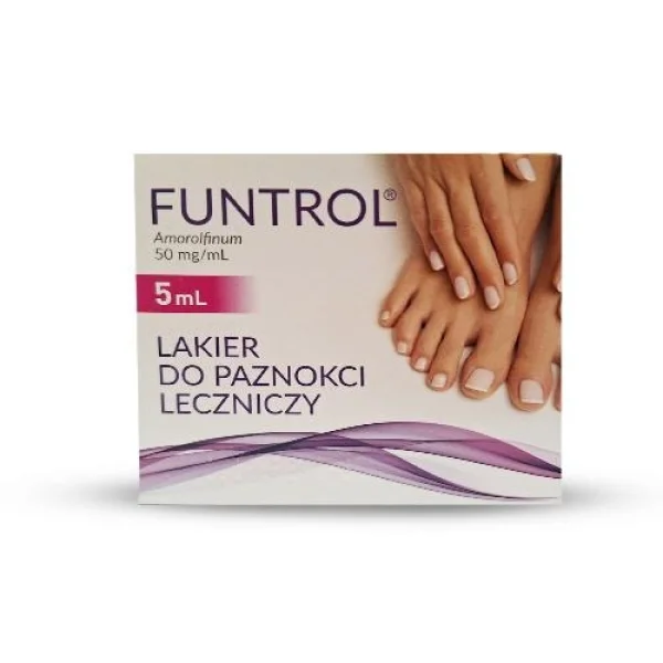 Funtrol 50 mg/ml, lakier do paznokci leczniczy, 5 ml