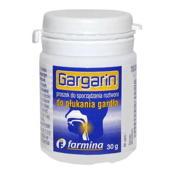 Gargarin, proszek do sporządzania płynu do płukania gardła, 30 g