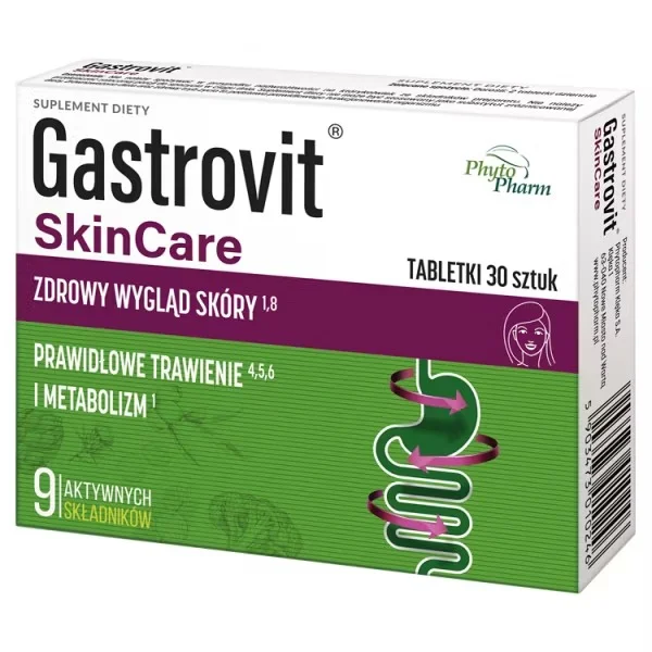 Gastrovit SkinCare, 30 tabletek