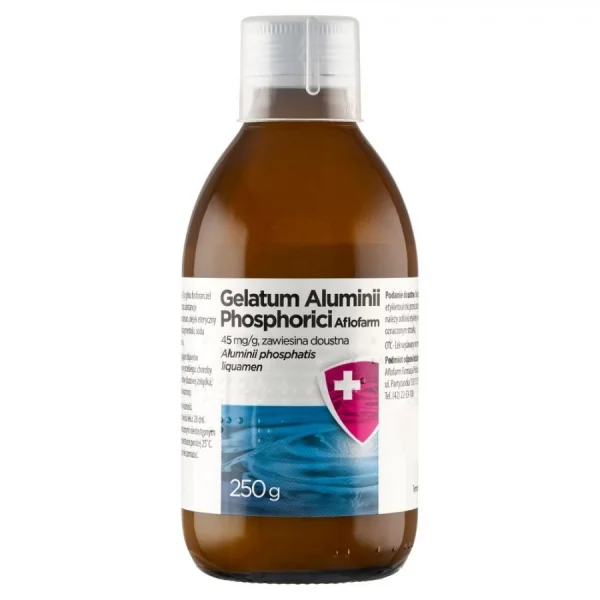 Gelatum Aluminii Phosphorici Aflofarm 45 mg/g, zawiesina doustna, 250 g