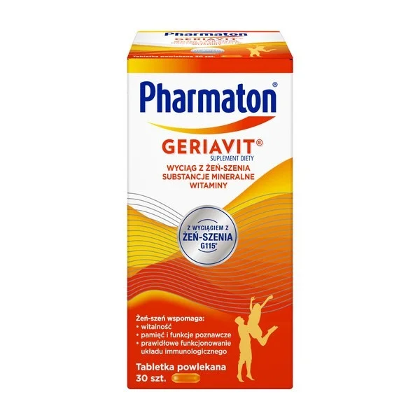 Pharmaton Geriavit, 30 tabletek powlekanych