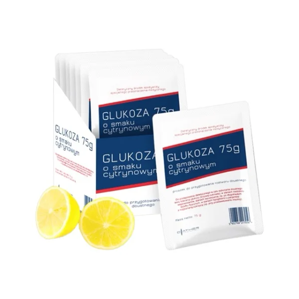 Diather Glukoza, proszek do sporządzania roztworu doustnego, smak cytrynowy, 75 g