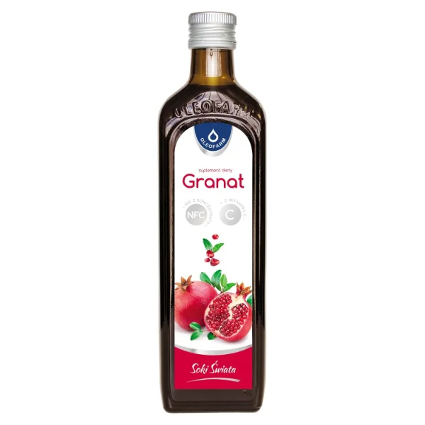 Oleofarm Soki Świata Granat z witaminą C, 490 ml