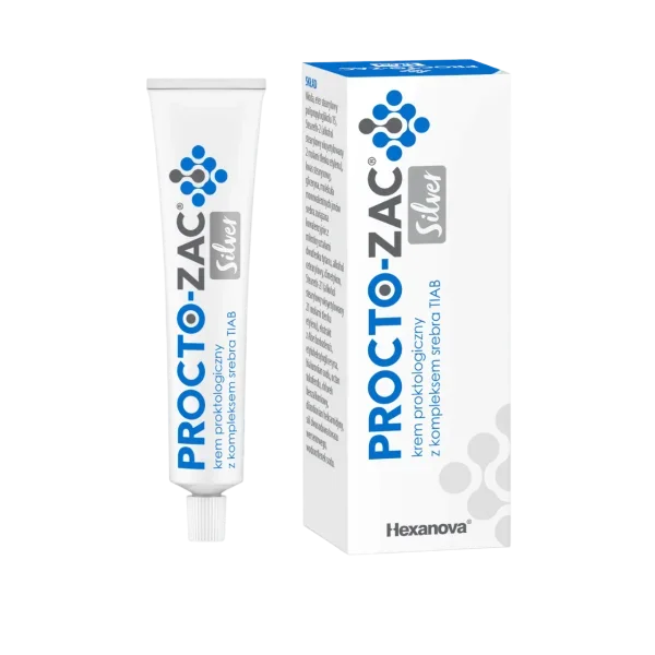 Procto-Zac Silver, krem proktologiczny z kompleksem srebra, 25 ml