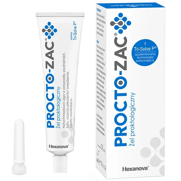 Procto-Zac, żel proktologiczny w leczeniu hemoroidów, 30 ml