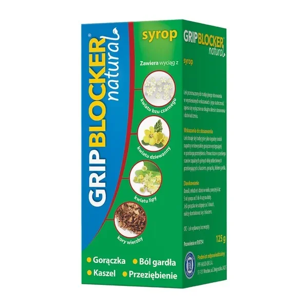 Gripblocker Natural, syrop, 125 g
