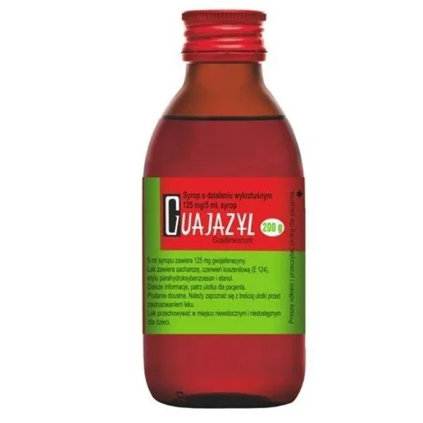 Guajazyl 125 mg/ 5 ml, syrop, 200 g
