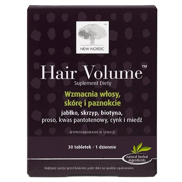 New Nordic Hair Volume, 30 tabletek