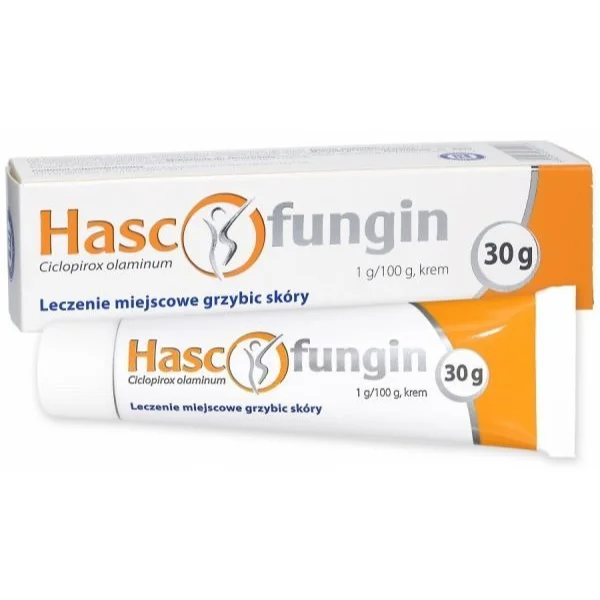 Hascofungin 0,01 g/g, krem do leczenia grzybicy skóry, 30 g