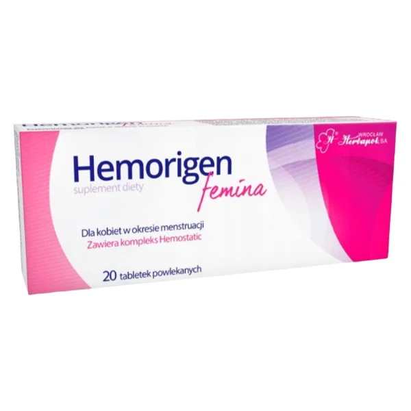 Hemorigen Femina, 20 tabletek